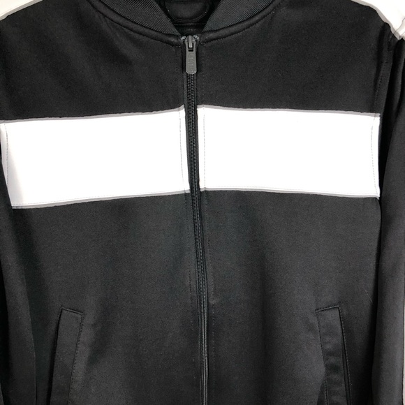 CSG Men’s Full Zip Sports Bomber Track Jacket Sz S - Picture 2 of 7